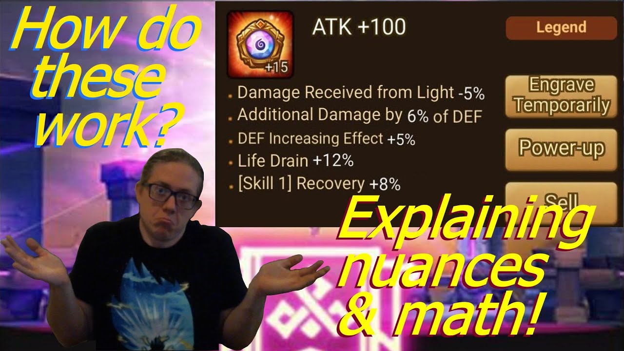 Artifacts Explained: How each Substat Works! Part 1 – Summoners War