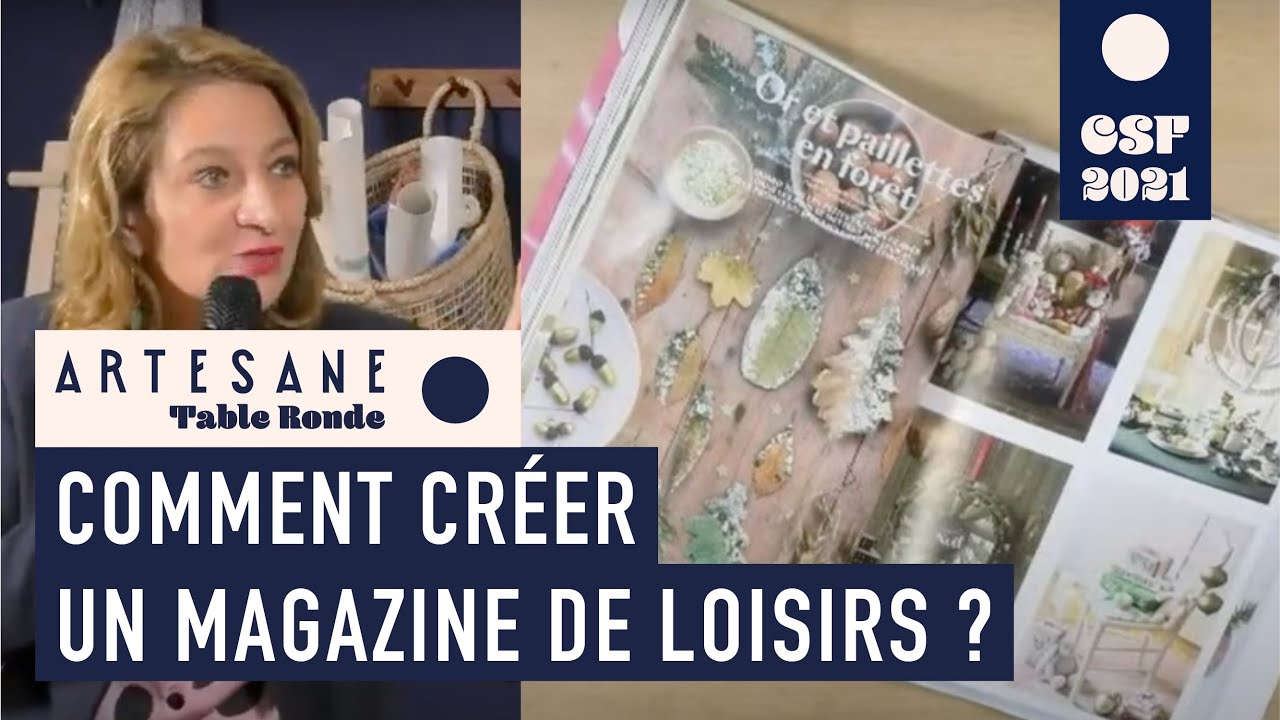 Table ronde - Comment créer un magazine de loisirs créatifs ?