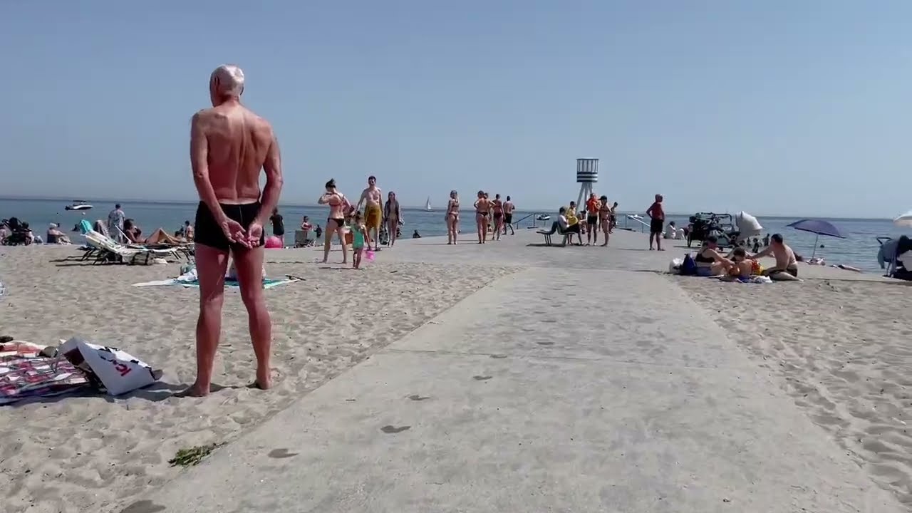Bellevue Beach Copenhagen Walk, Danmark, July 2022☀️