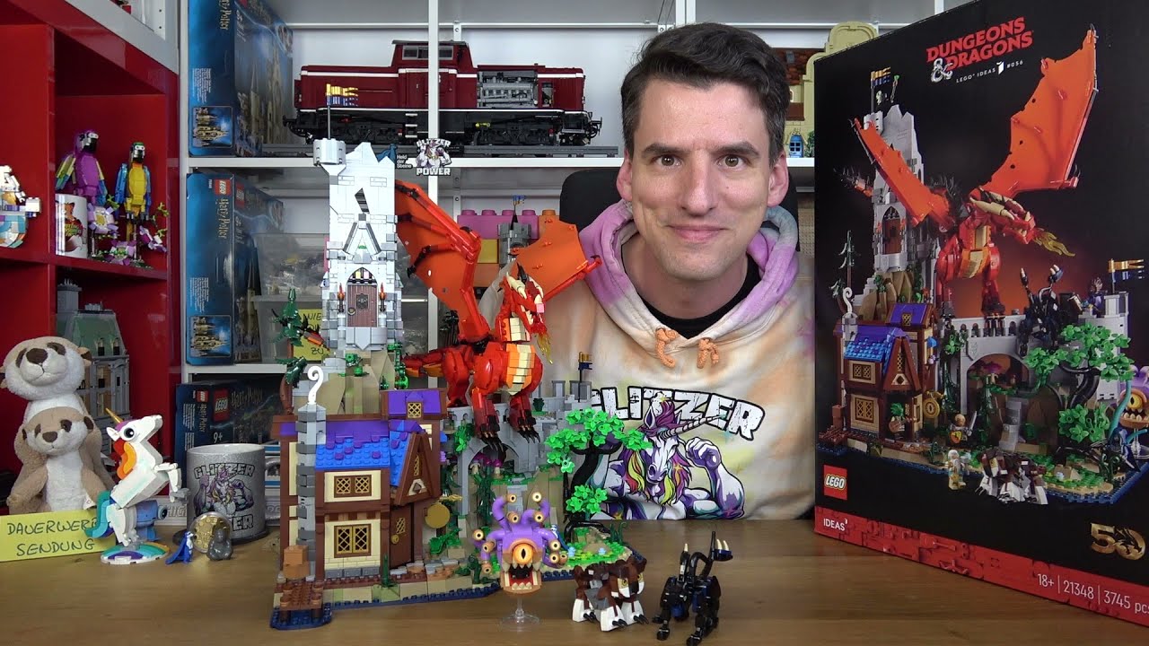 Nur für ganz hartgesottene Fans: LEGO® 21348 Dungeons & Dragons - Die Sage vom Roten Drachen
