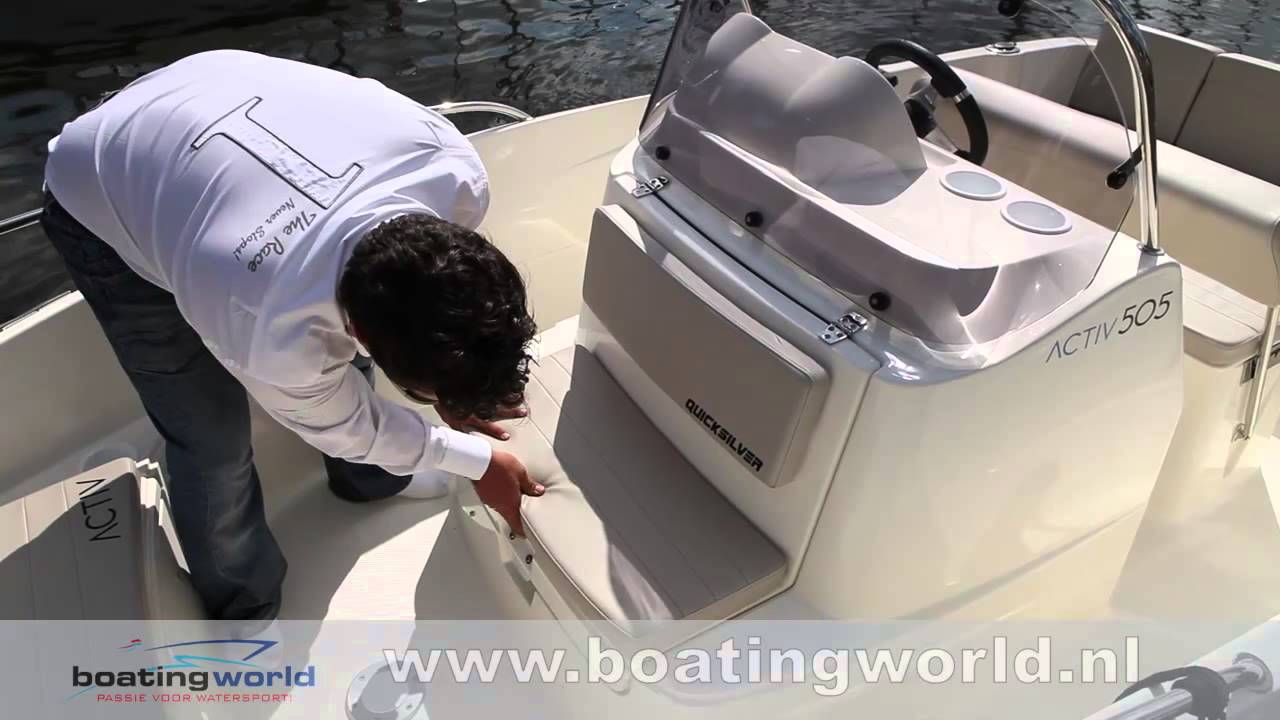 Boatingworld DEMO Quicksilver Activ 505 center console open testvaart