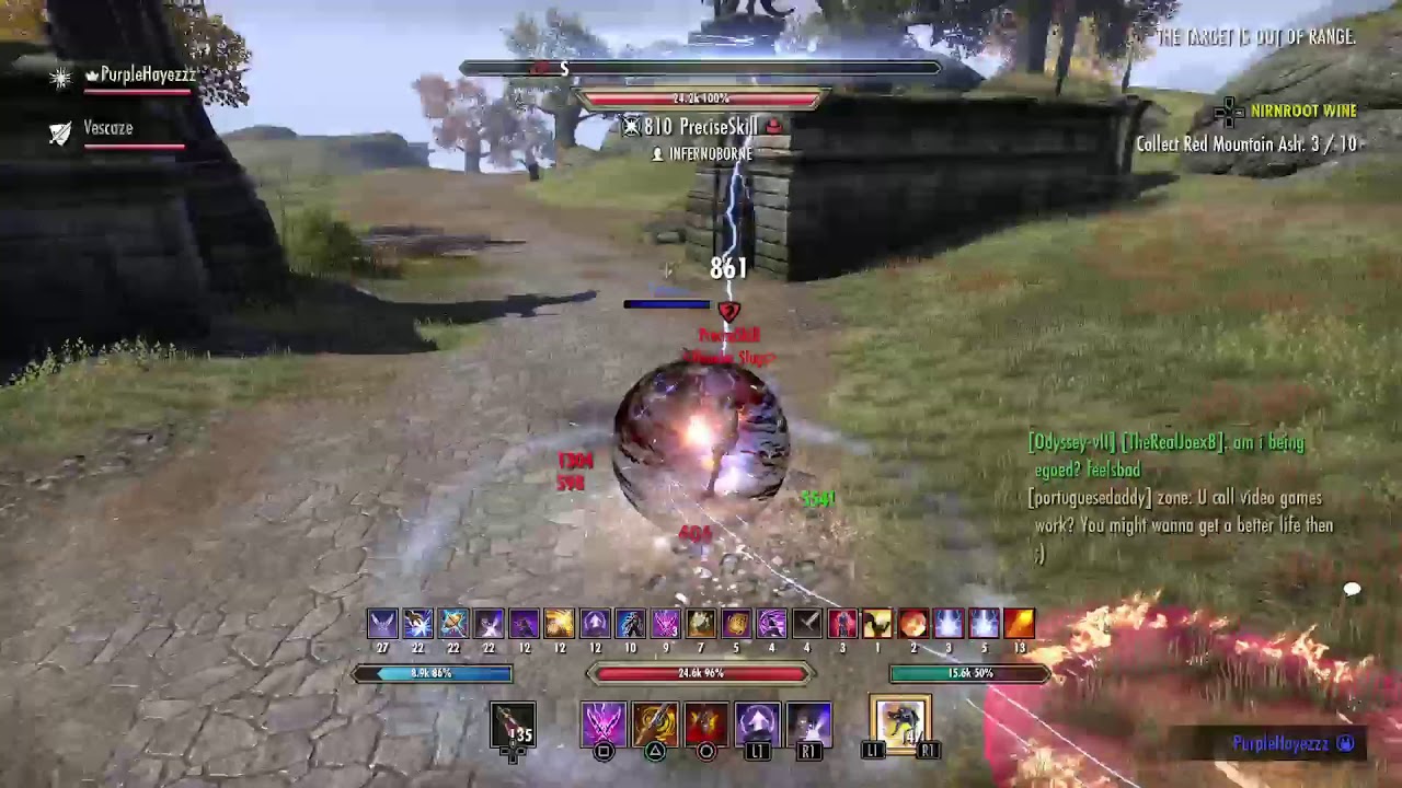 ESO PVP: Stam Sorc 1vx PS4 NA