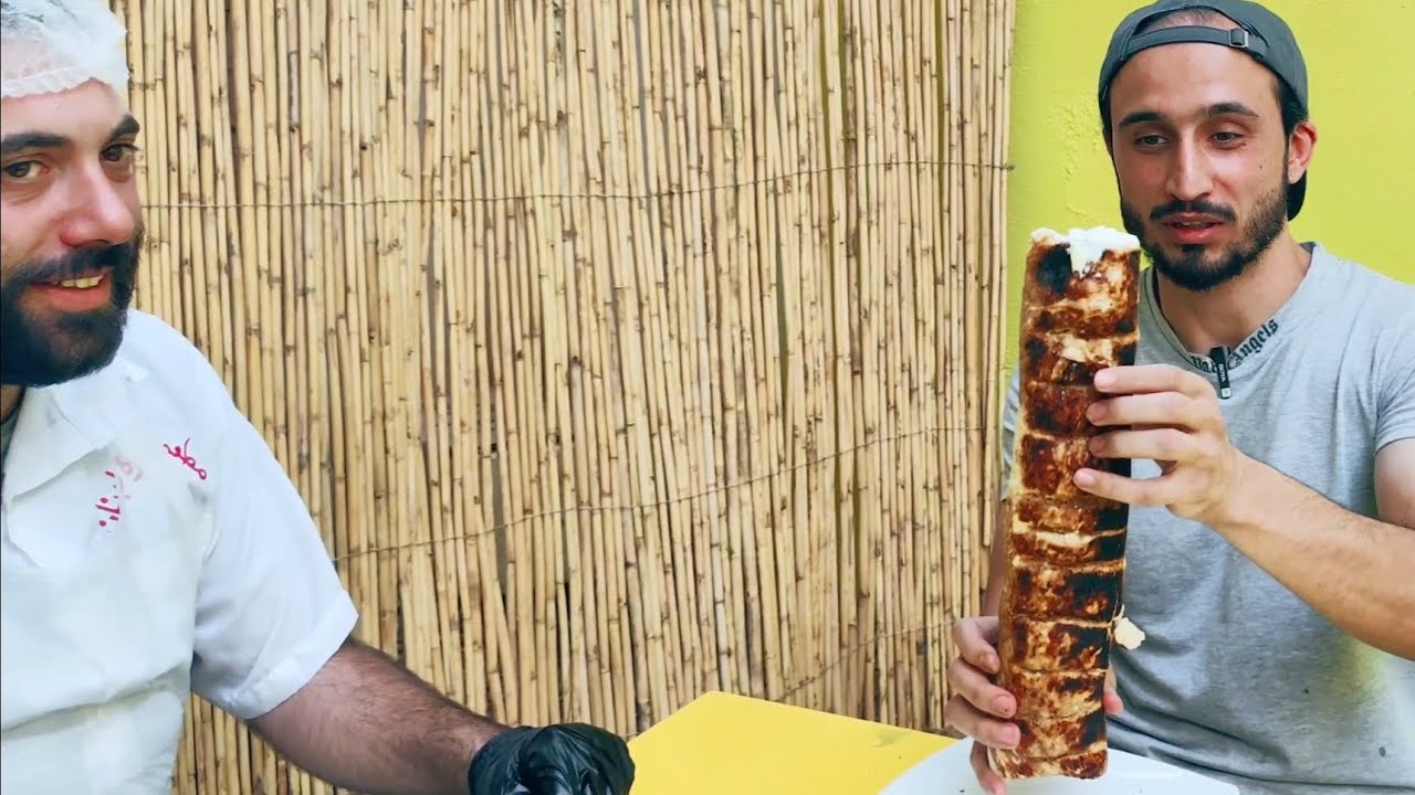 أضخم ساندويش طاووق في لبنان / مطعم زهرة لبنان في بعلبك