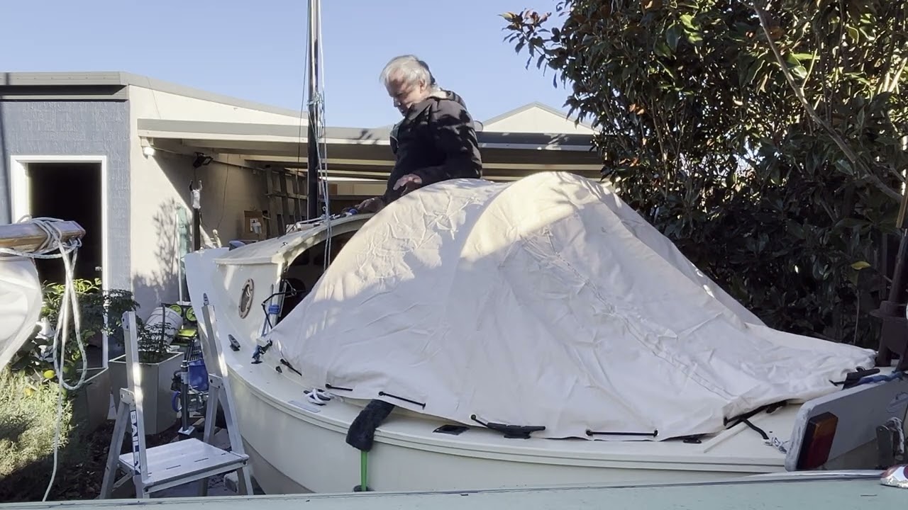 Welsford SCAMP: testing tent options on the world's most capable 12 foot sailboat