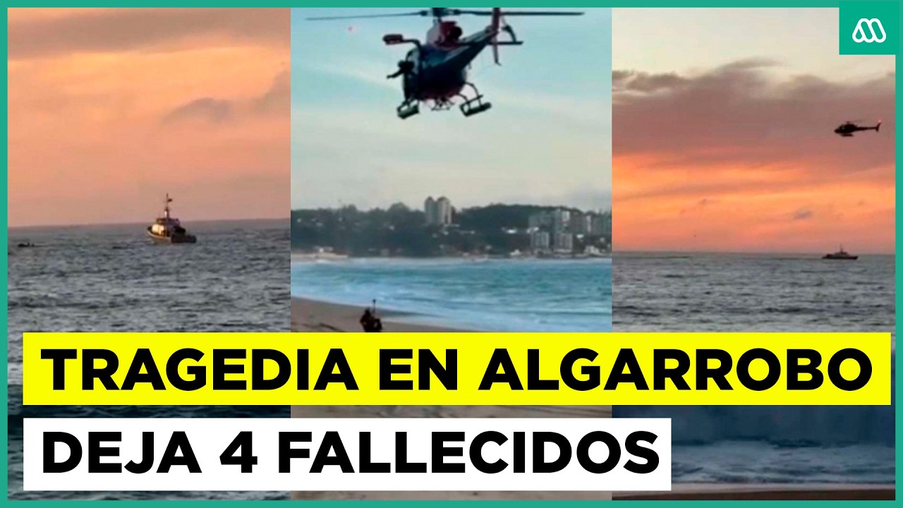 Tragedia en Algarrobo: cuatro personas fallecidas tras fallido rescate de una mujer