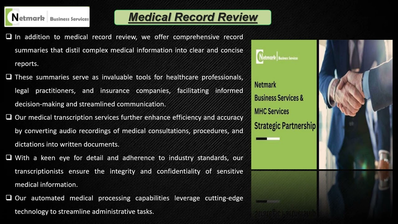 To get the advanced medical review services   Netmark services