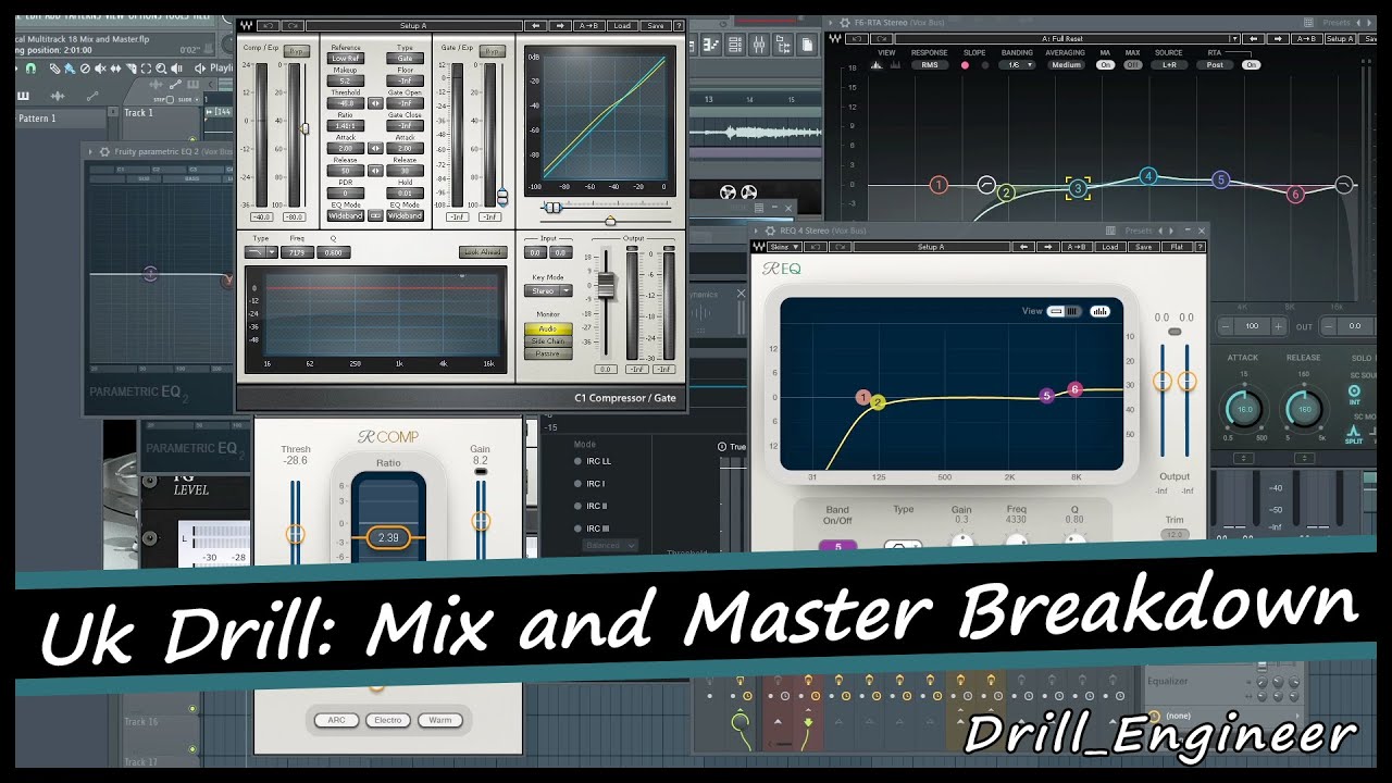 UK Drill Vocal Mixing Breakdown in Fl Studio 20