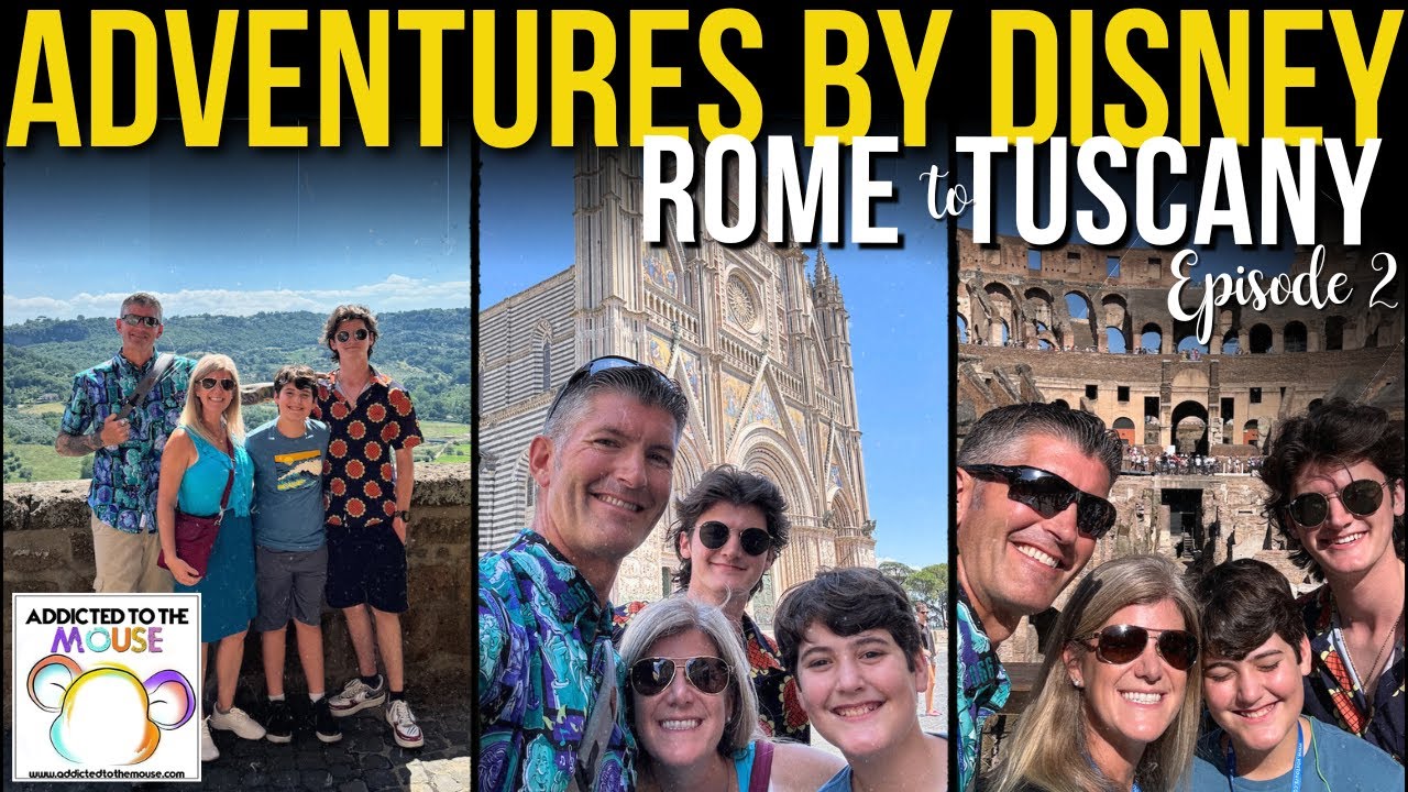 Colosseum, Orvieto Wine Lunch, and Moving to Tuscany | ITALY Adventures by Disney Ep.2