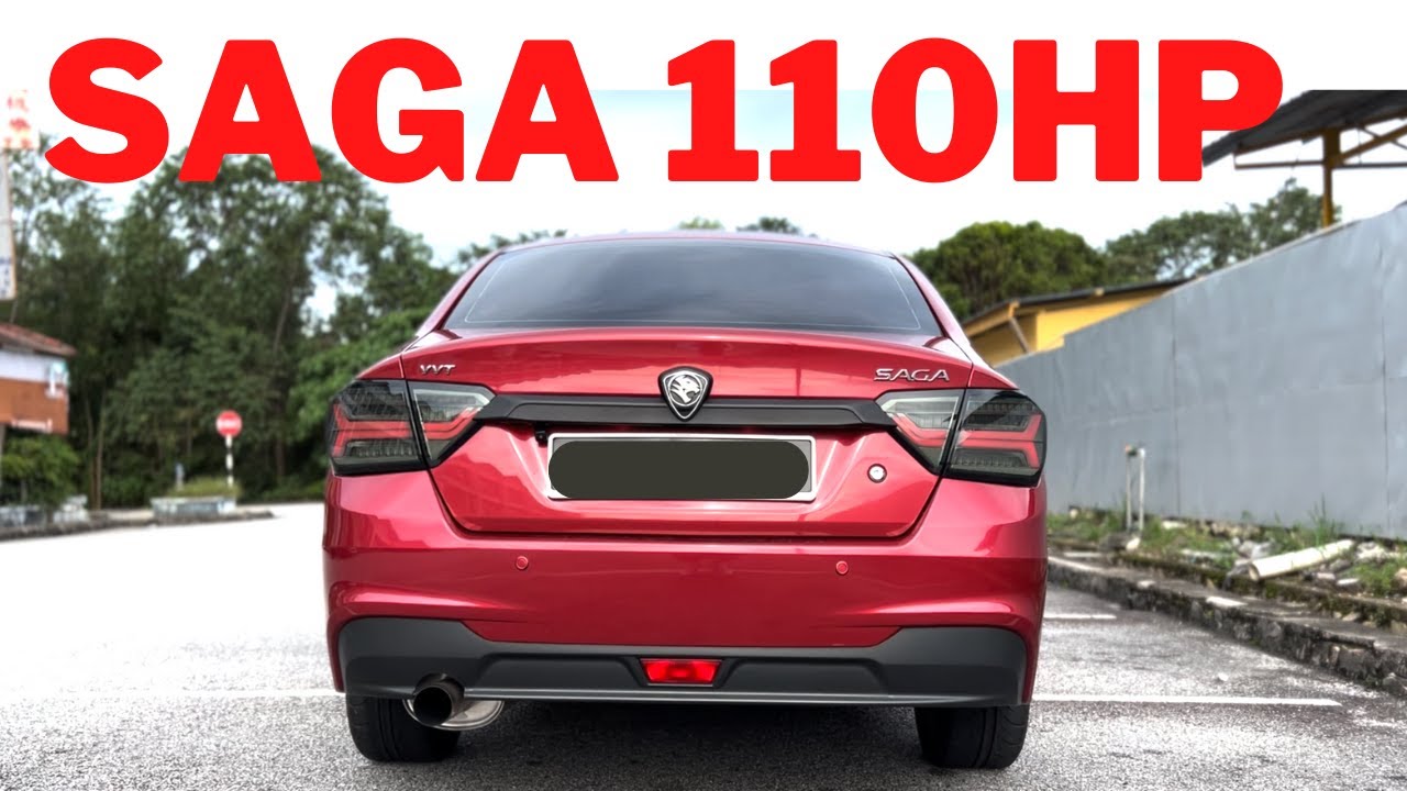 Proton Saga VVT 1.3 Manual 110HP 0 TO 100 Test!!