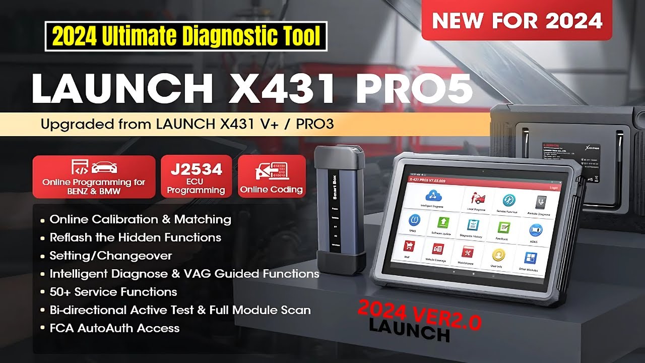 Recenzja LAUNCH X431 PRO 5: Najlepsze narzędzie diagnostyczne na rok 2024 |
