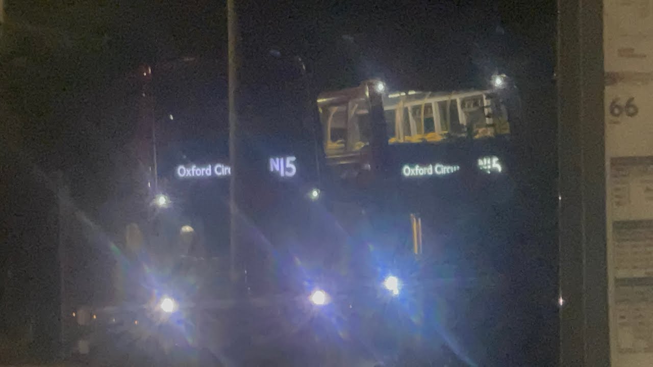 Shabby FRV - TFL Bus Route N15: Romford Market - Oxford Circus | Enviro 400H MMC - GAL Blue Triangle