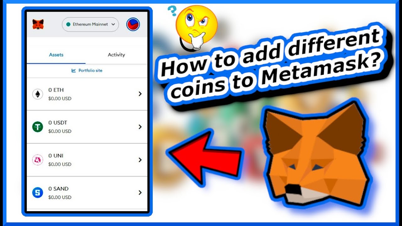 How to add different coins to Metamask wallet? Import Custom Token [MetaMask Tutorial]