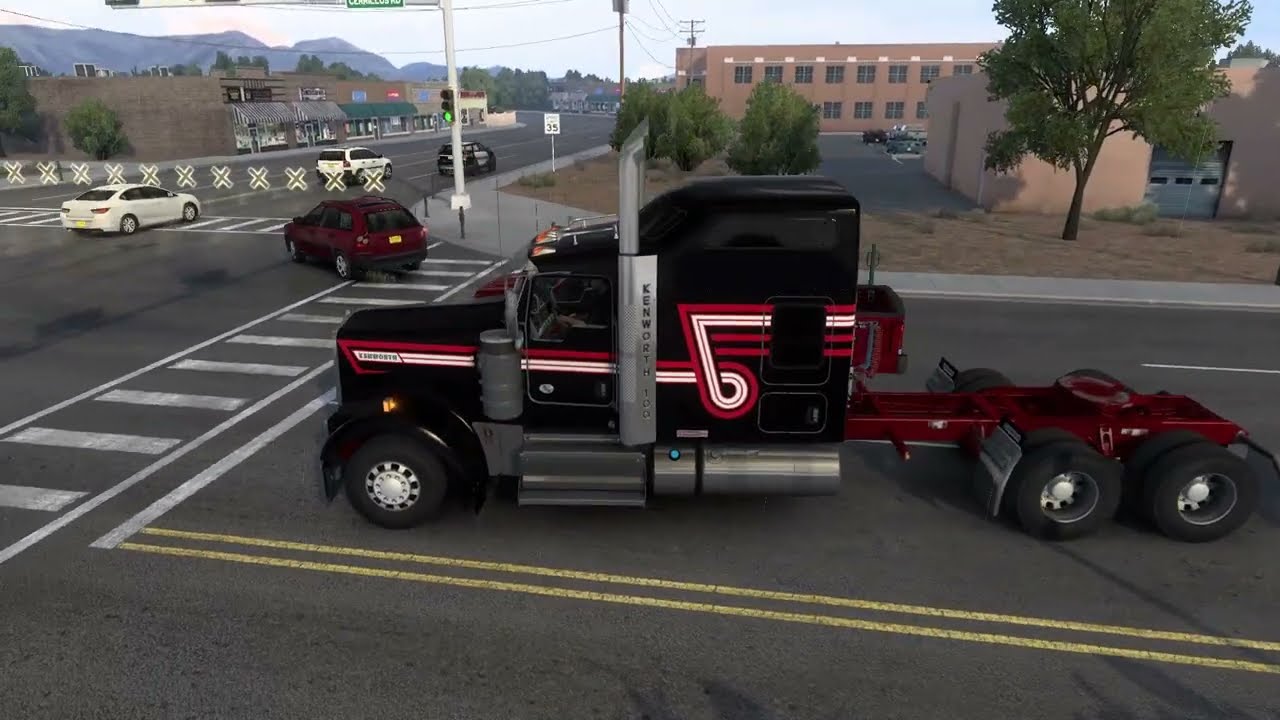 American Truck Simulator :Primera ruta con mi Camión nuevo  un _ Kenworh W900 _ Jugando_ló