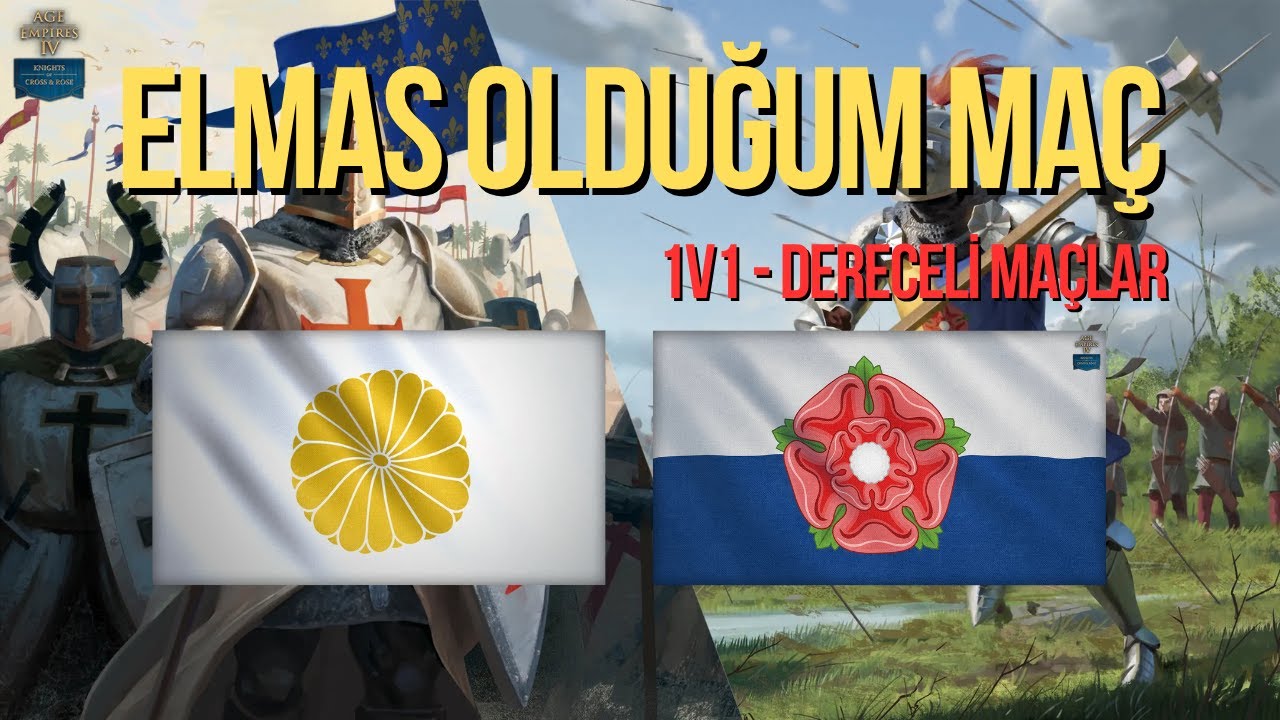 AoE4 Ranked - 10. Sezonda Japon ile Elmas Oldum! Lancaster'a Karşı | Age of Empires IV