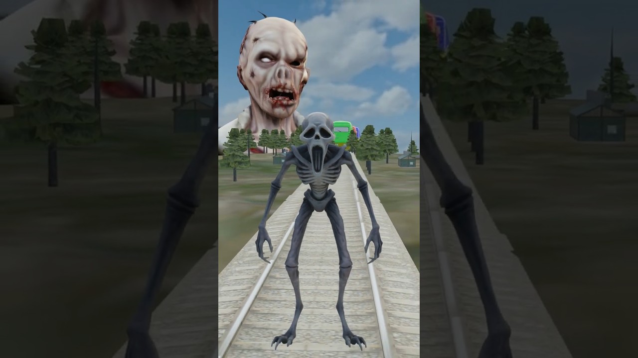 Train vs zombie BeamNG.Drive #beamng #beamngexperiments