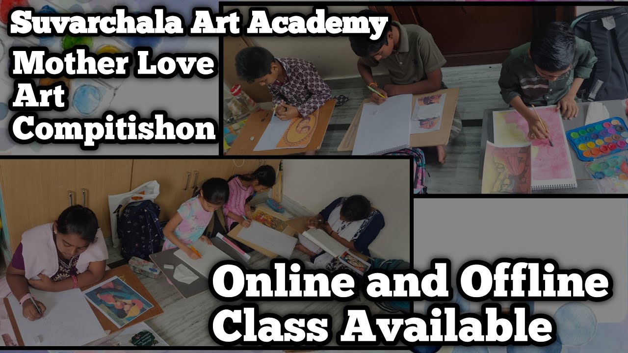 “అమ్మ ప్రేమ – ఫైన్ ఆర్ట్స్ పిల్లల కళల్లో 💖 Suvarchalaartacademy Online and Offline classes available