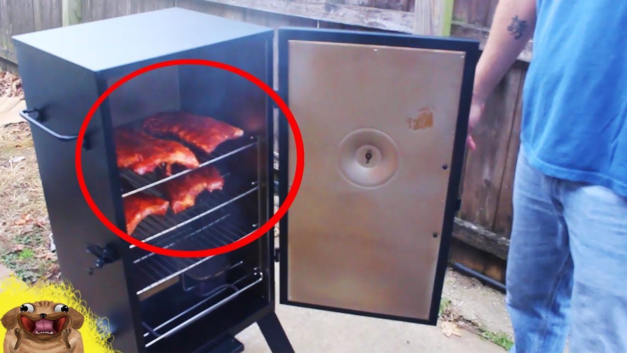 UNBOXING!! a Masterbuilt Electric Smoker and COOKING!!!