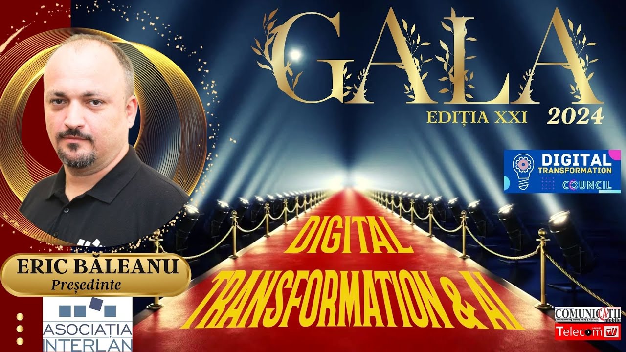 Eric Băleanu, Asociația Interlan @ GALA DX & AI 2024: Rolul mediului asociativ în industria Internet