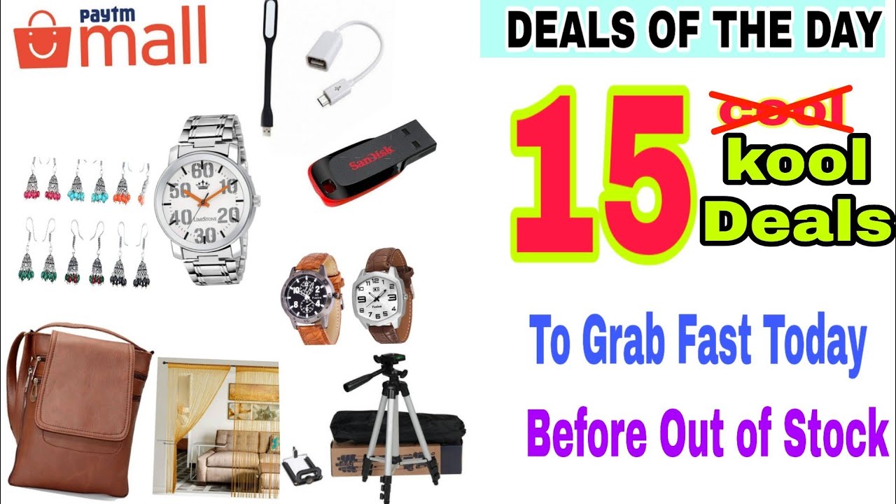 15 Amazing Cheap Paytm mall Products. Paytm Mall Deals Of The Day.