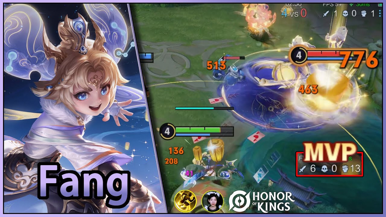 Fang｜Skin with 19888 accumulated recharge tokens｜Skin de 19888 fichas de recarga acumulada｜ HOK