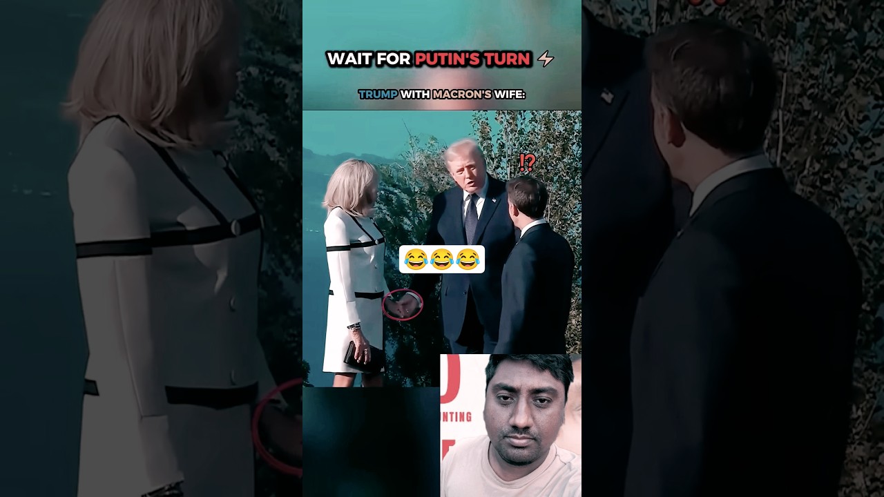 Трамп против Путина: один жест говорит обо всем! 😲 Кто доминирует? #putin #trump #emmanuelmacron ...