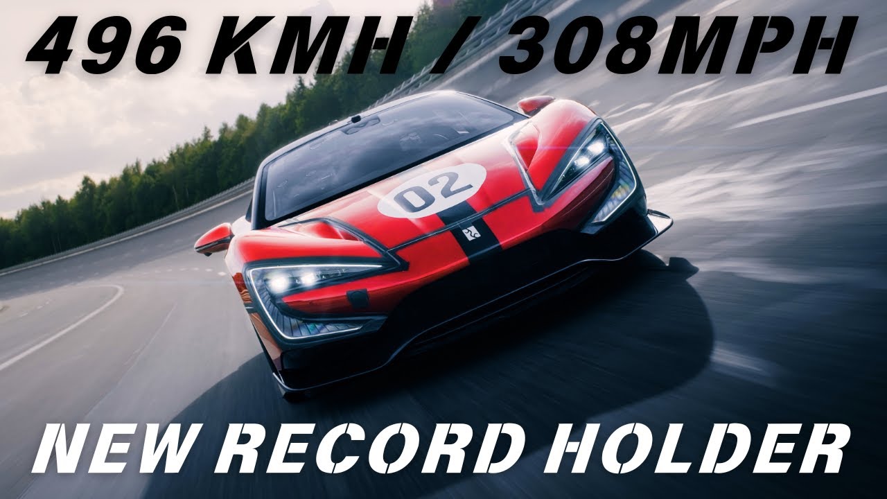 New Record Holder - 496 kmh / 308mph - YANGWANG U9 XTREME