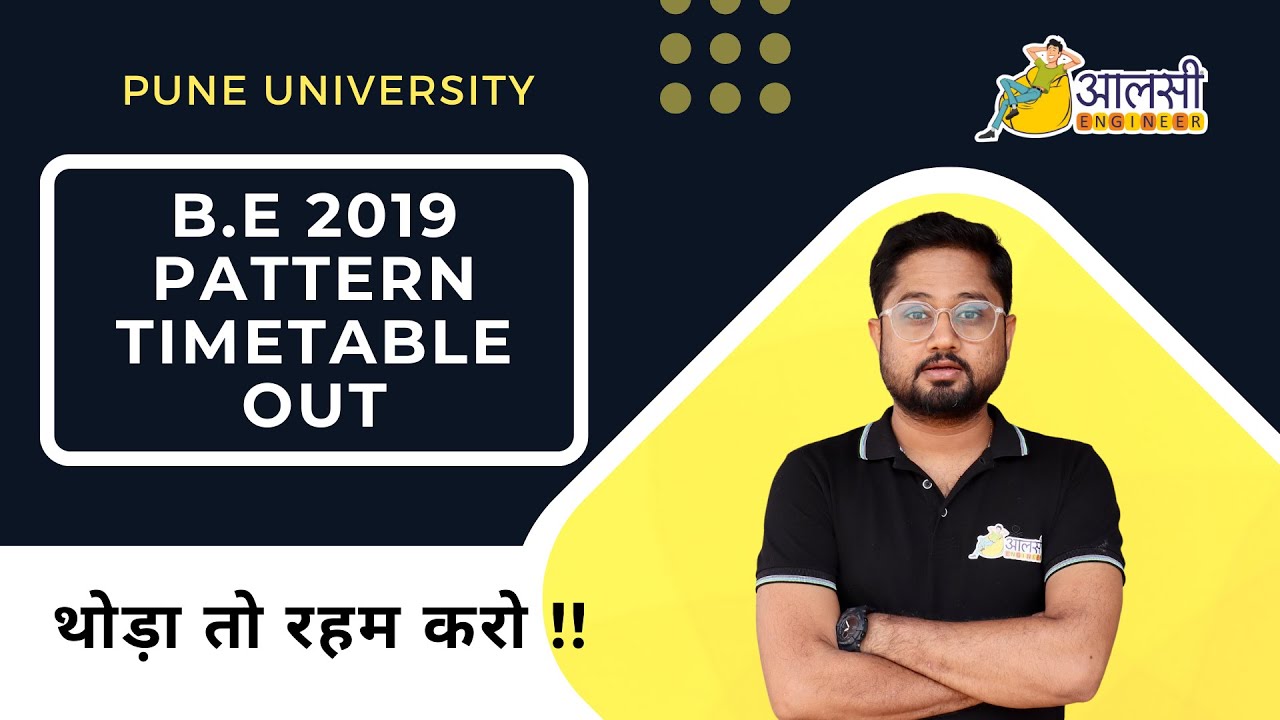 B.E Timetable Out | Shocking Update !! | Pune university Latest News | Exam Update | Aalsi Engineer