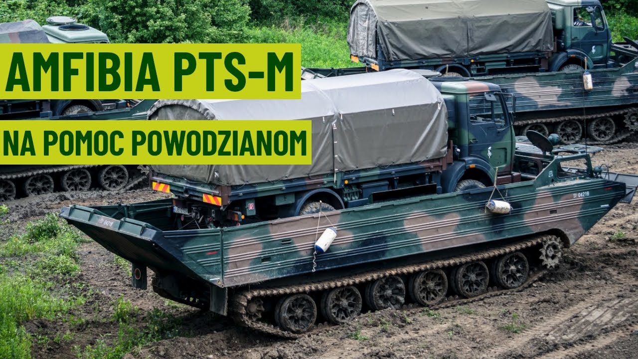 PTS-M czyli amfibia, która ratuje powodzian