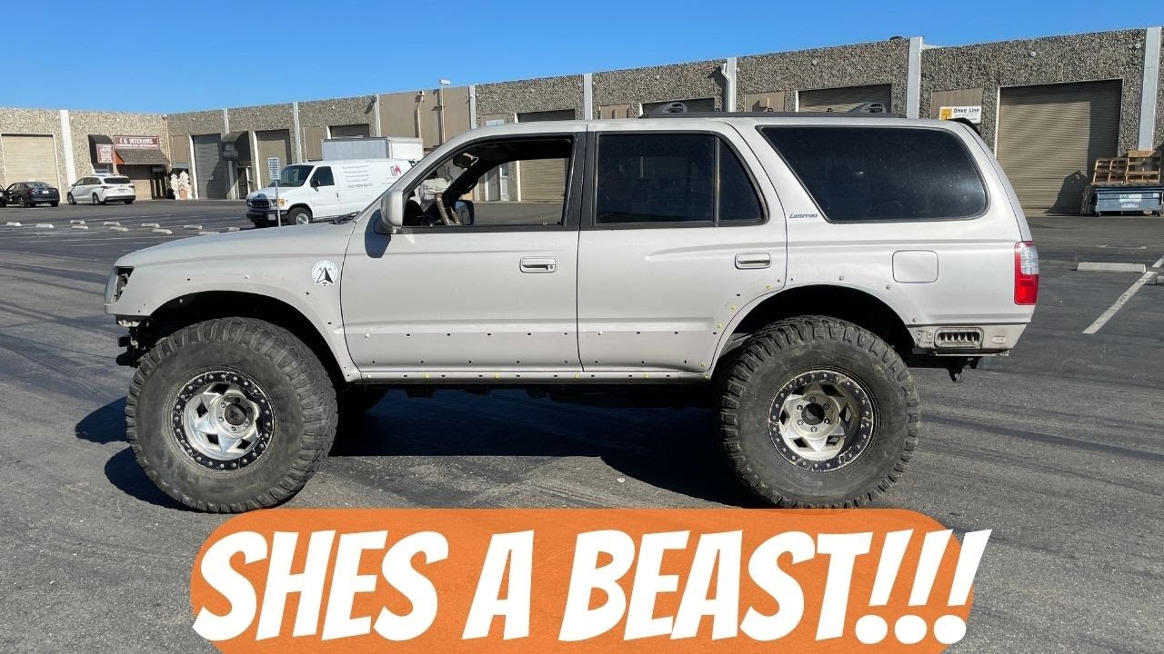 Stuffing 37 inch tires on the 3rd Gen 4Runner!! - Clapped out 4Runner series