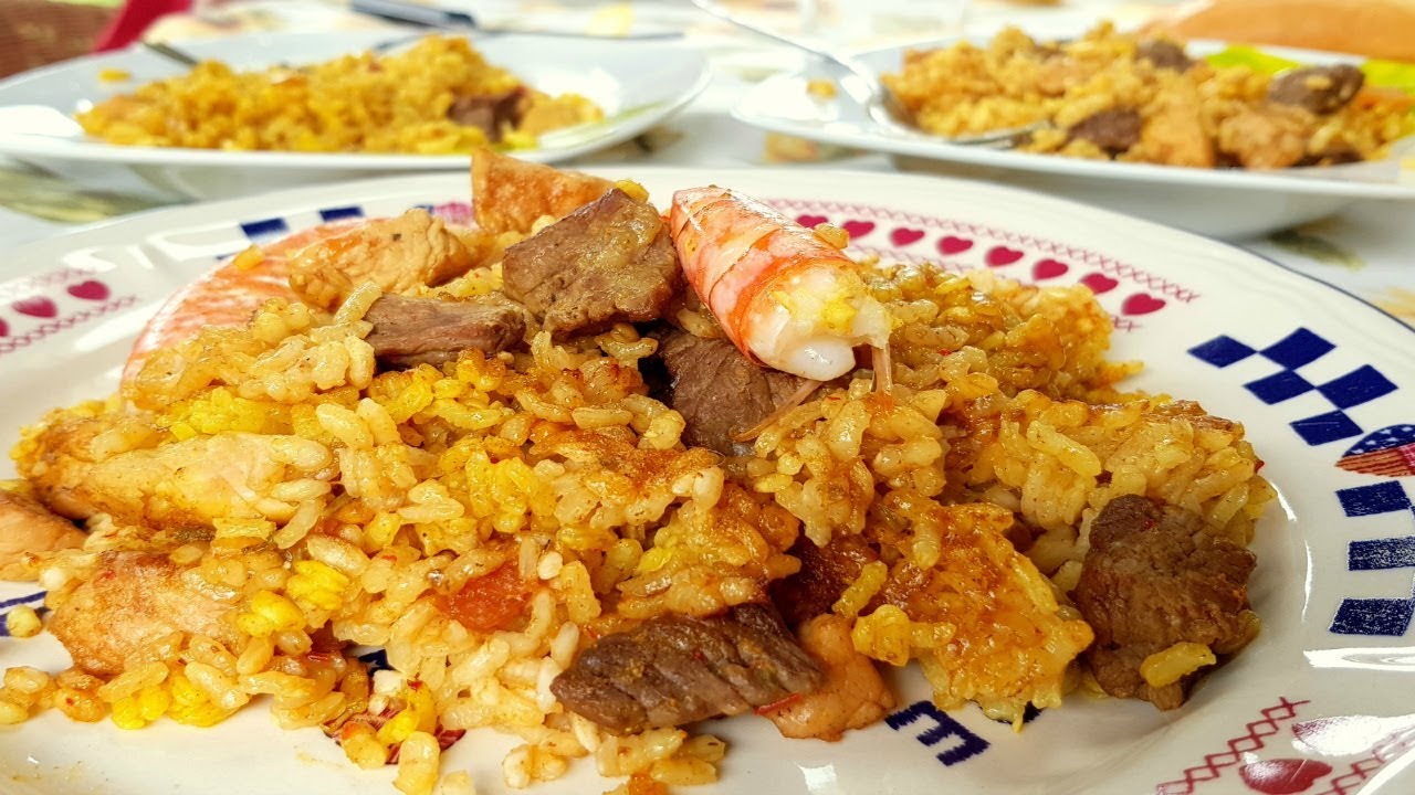 ESTA PAELLA O ARROZ MIXTO TE SORPRENDERÁN POR LO QUE LLEVA