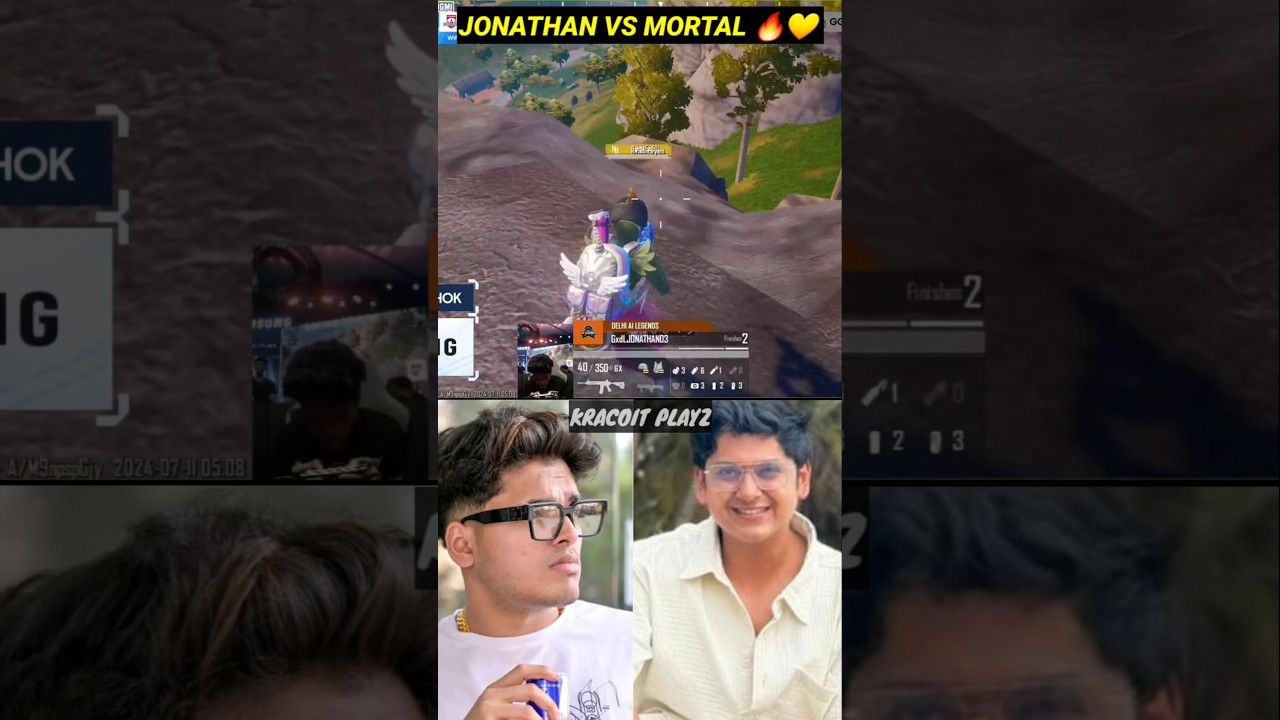 Jonathan vs Mortal | Samsung Bgmi Tournament | #pubg #bgmi #jonathan #mortal #godlike #soul #esports