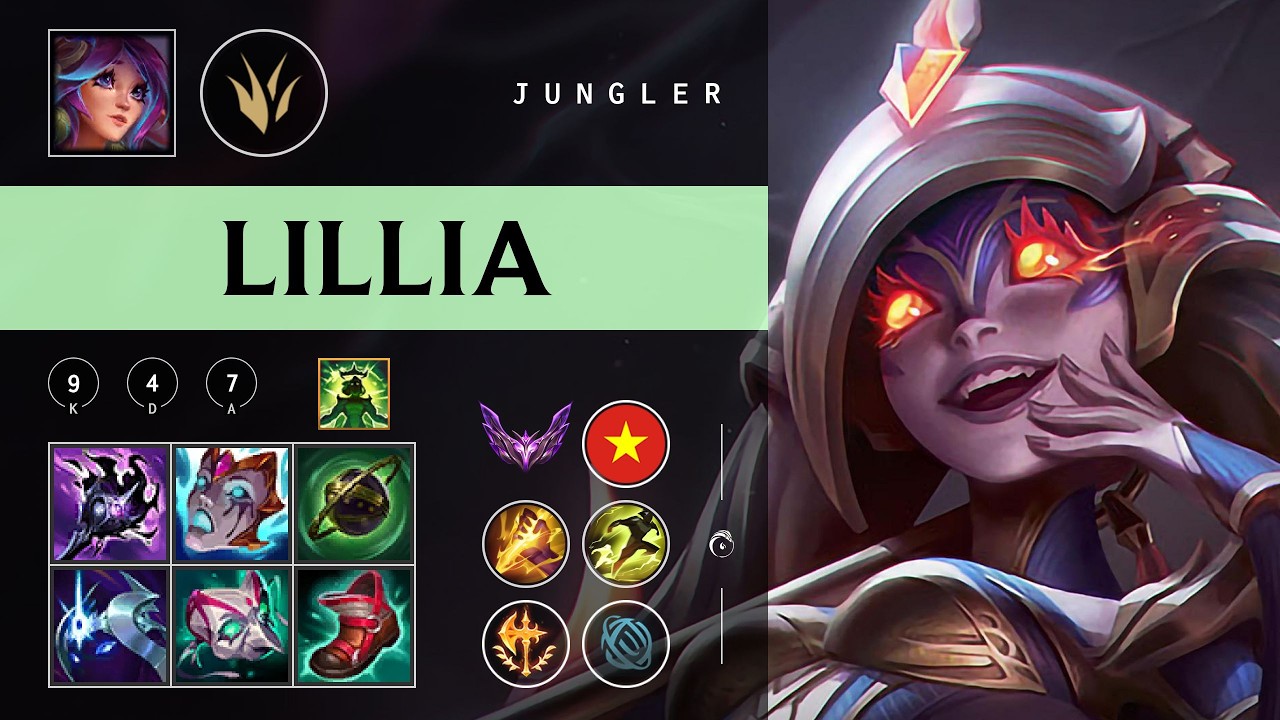 Lillia Jungle vs Hecarim - VN Master Patch 26.03