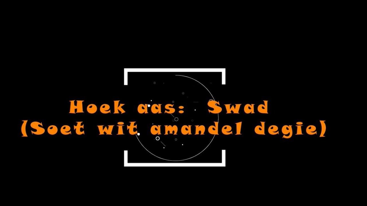 Hoek aas S1E1: Soet wit Amandel degie