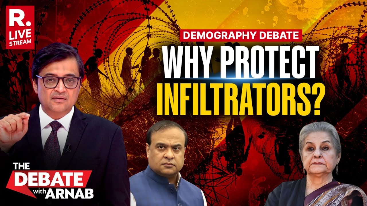 Debate With Arnab LIVE: Massive Row Over Himanta’s Eviction Drive in Assam Eviction