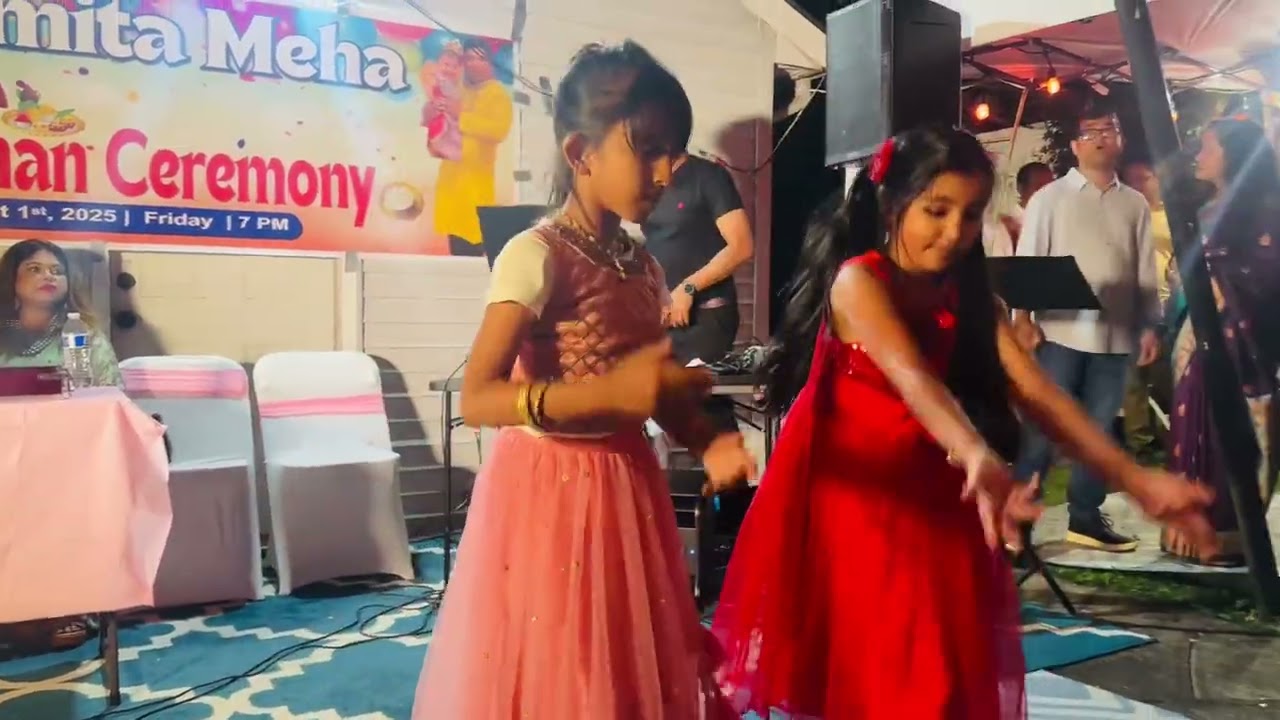 Srinika and Arshya’s dance performance 