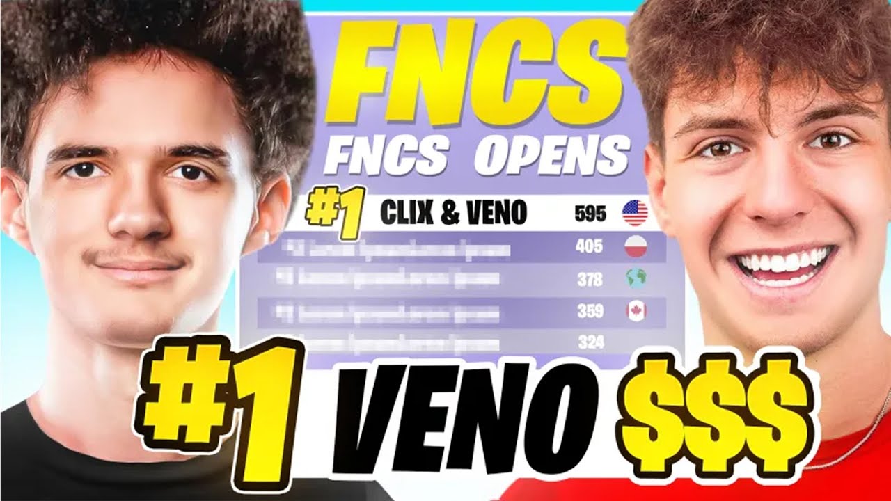 Veno & Clix 1st Place FNCS Opens (Week 1) 🏆