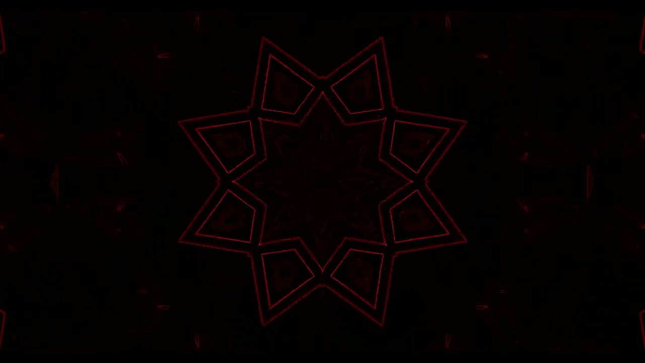 10 hours Red Neon Tunnel Screensaver 4K UHD 60fps VJ Loop PC