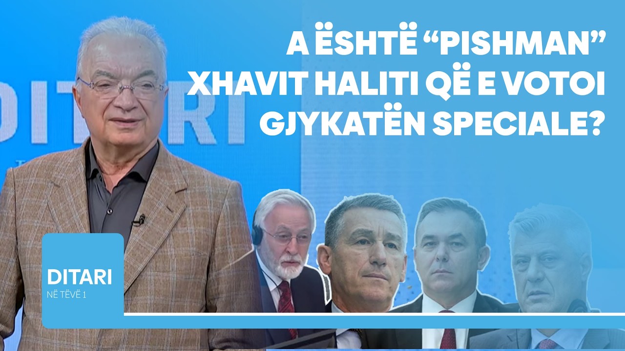 A është “pishman” Xhavit Haliti që e votoi Gjykatën Speciale?