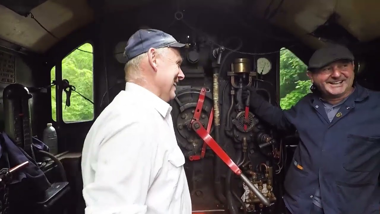 Steam Train cab ride. 4555 Churston to Kingswear. #dsrrb #train driver #footplate