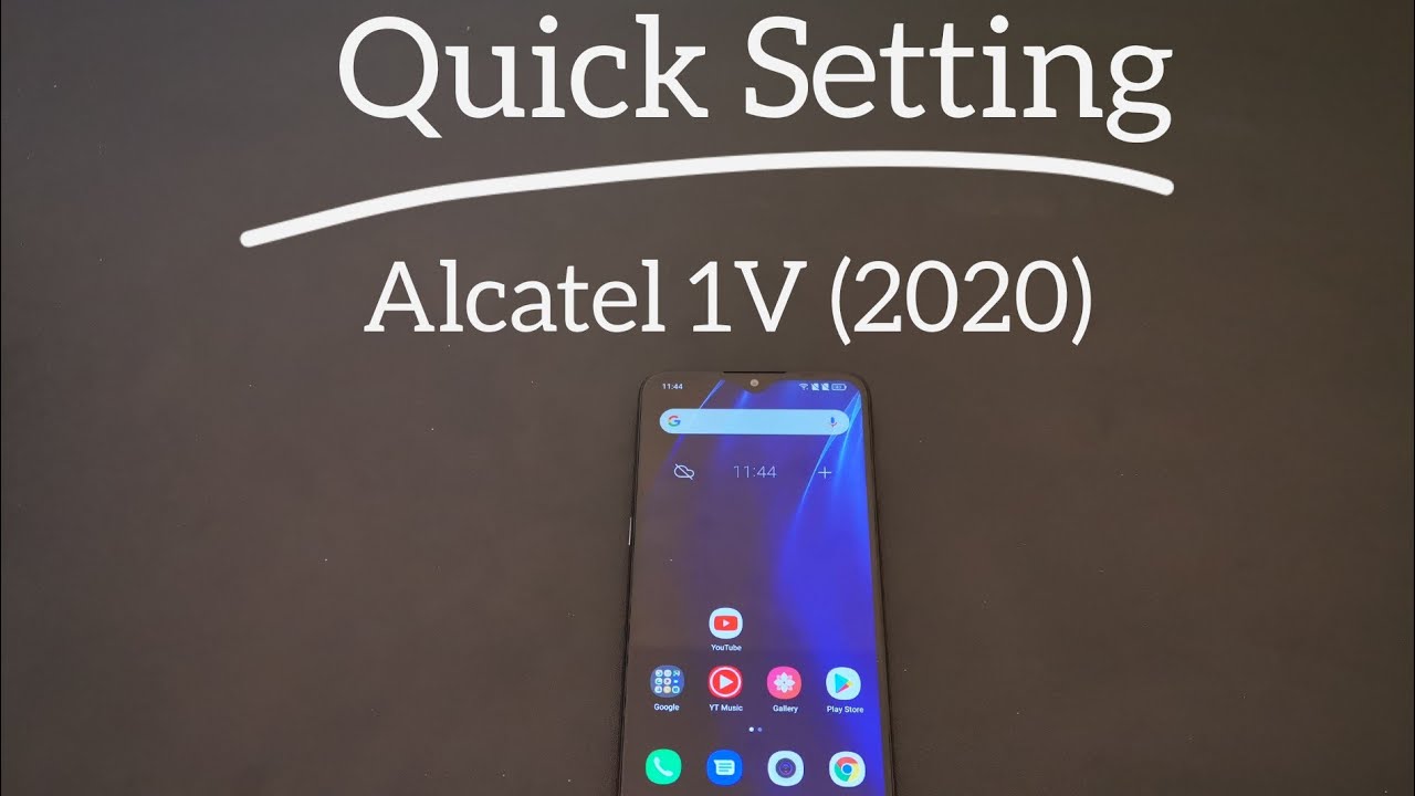Quick Setting : Alcatel 1V 2020