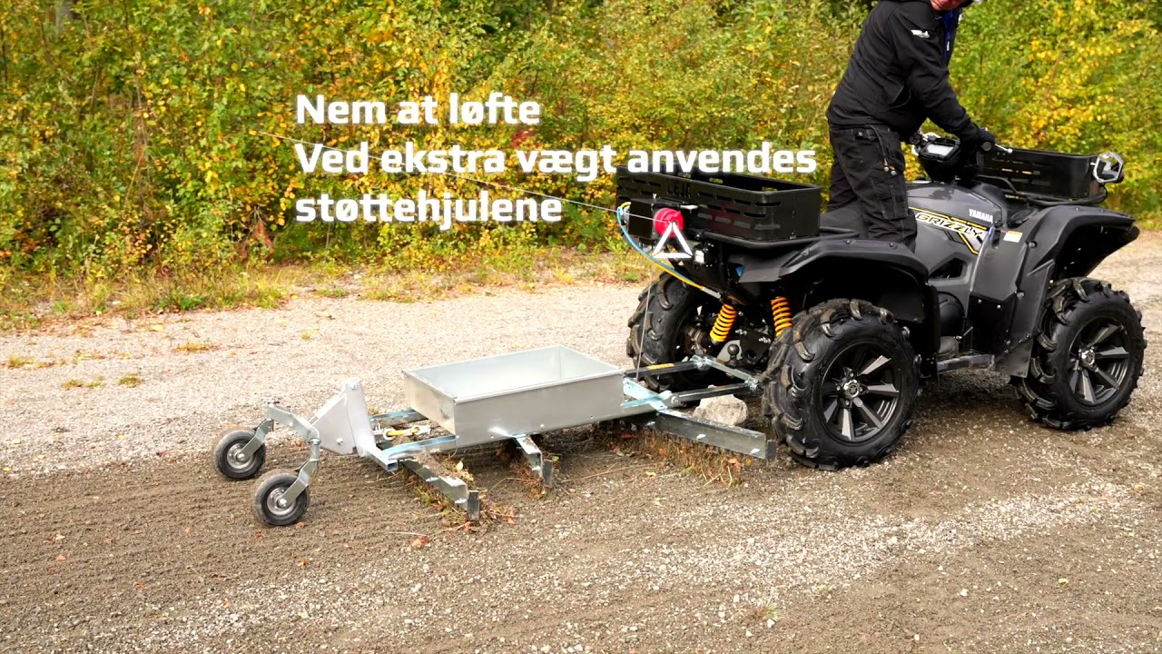 Vejhøvl/ridebaneplaner til din ATV