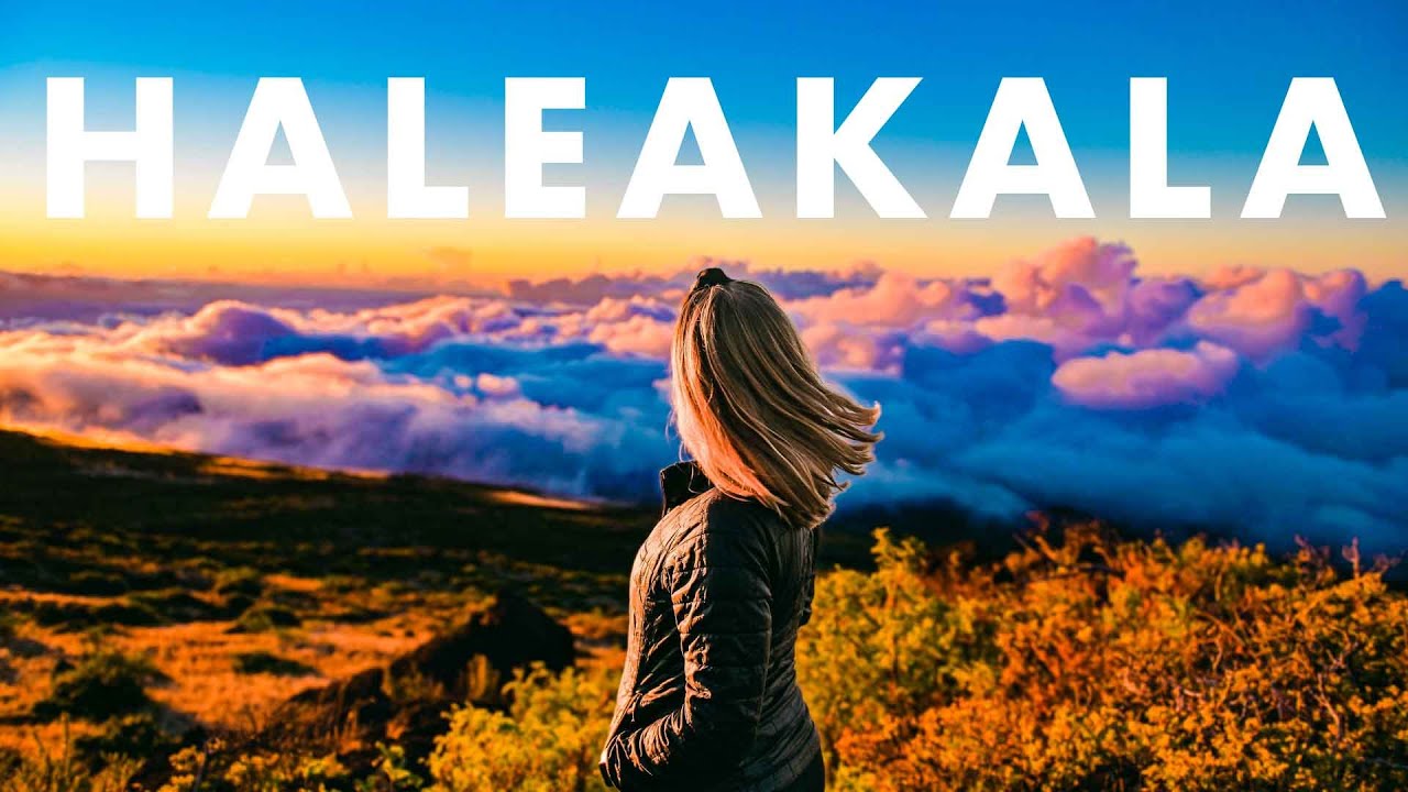Закат на вершине национального парка Халеакала (Мауи, Гавайи)