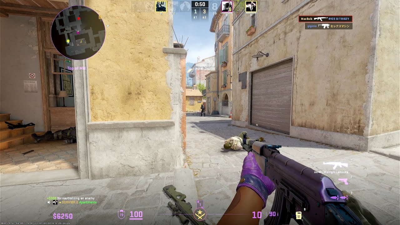 Counter-Strike 2 Premier Inferno gameplay №01 (No Commentary)