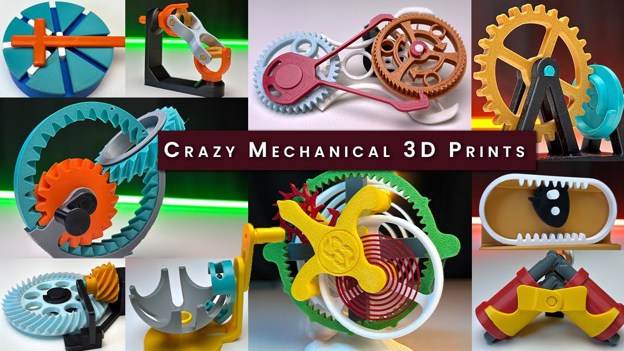 I 3D Printed & Tested The Craziest Mechanical Models. Here’s My Rating! ⚙️✅ #3dprinting