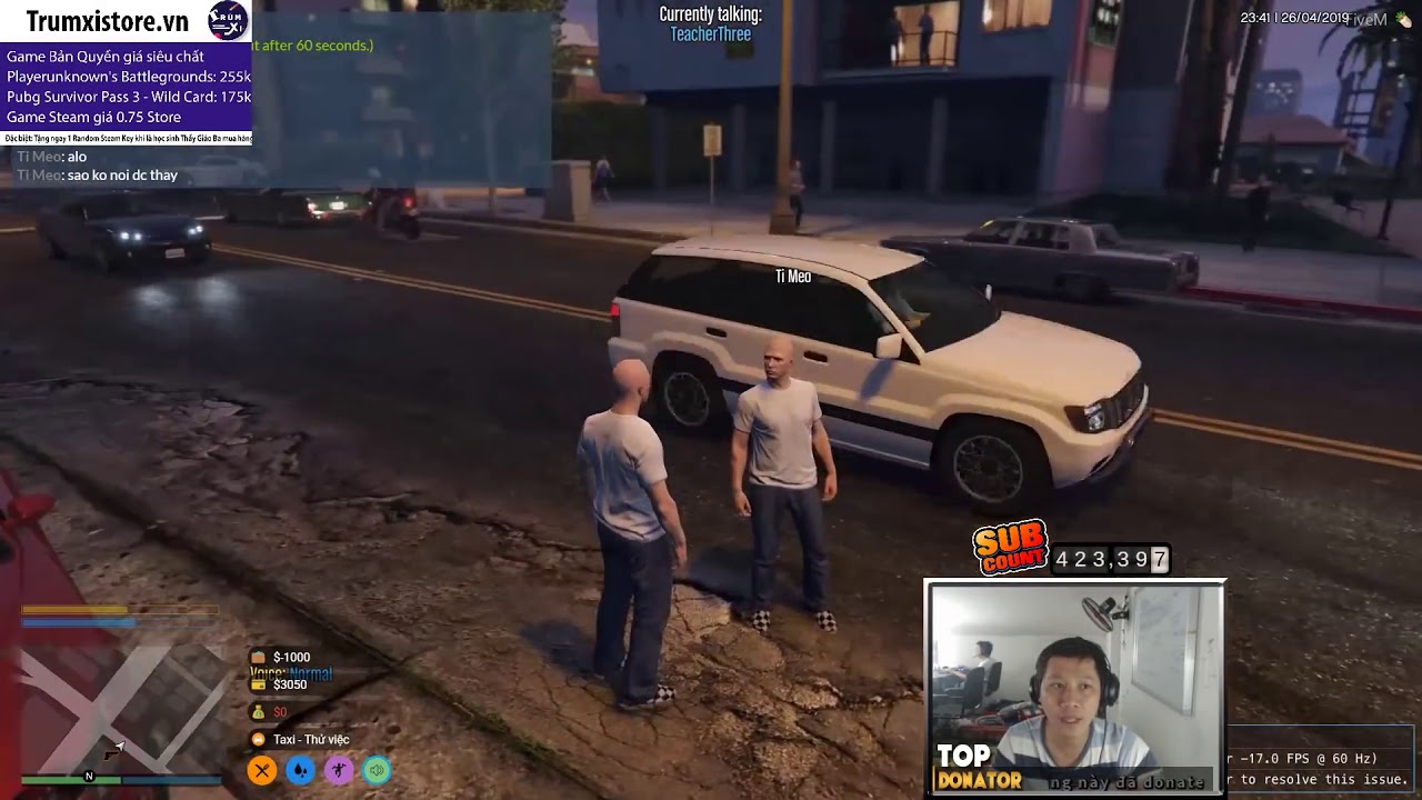 GTA V - Thầy Giáo Ba làm taxi