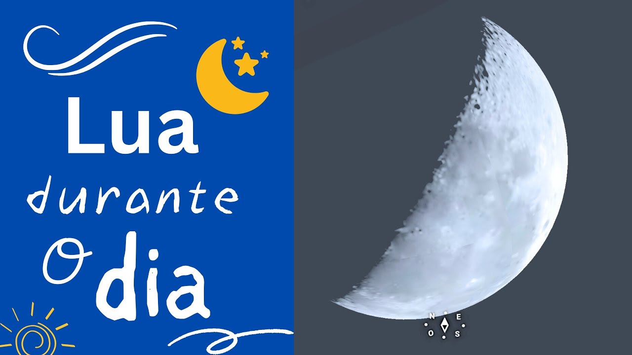 🌙 Lua durante o Dia