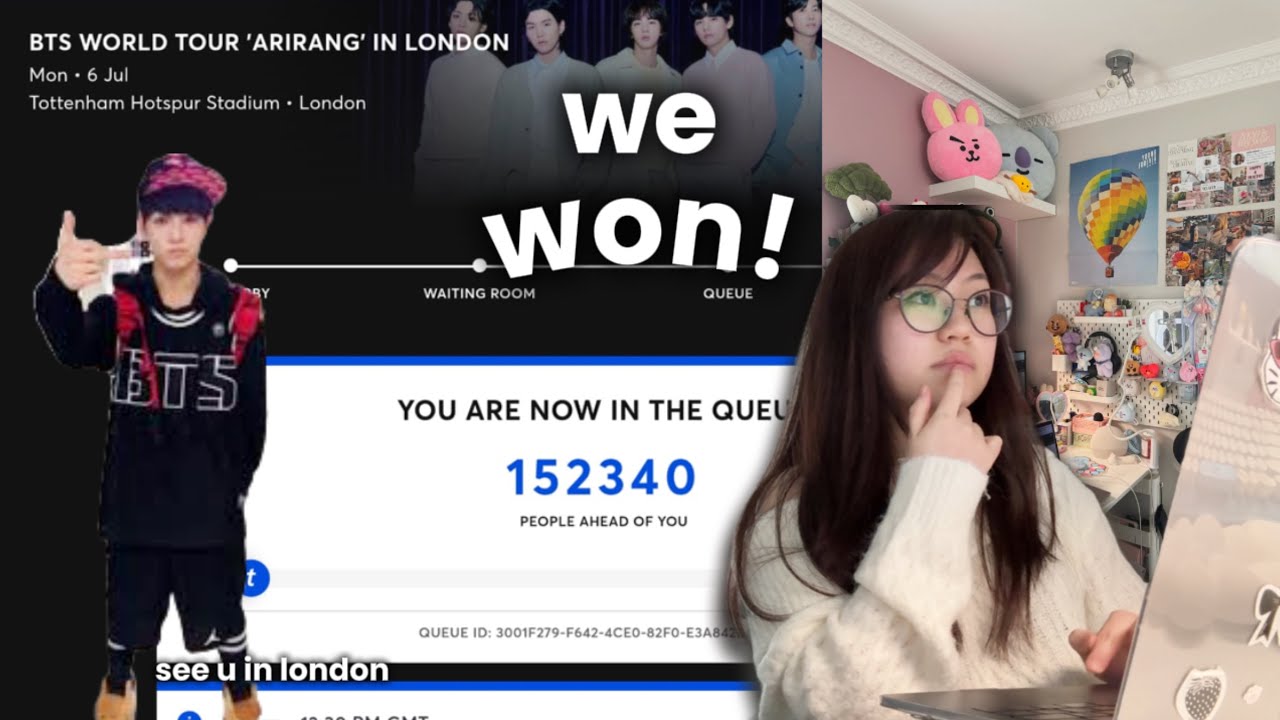 we WON the bts ticketmaster war ⭐️!