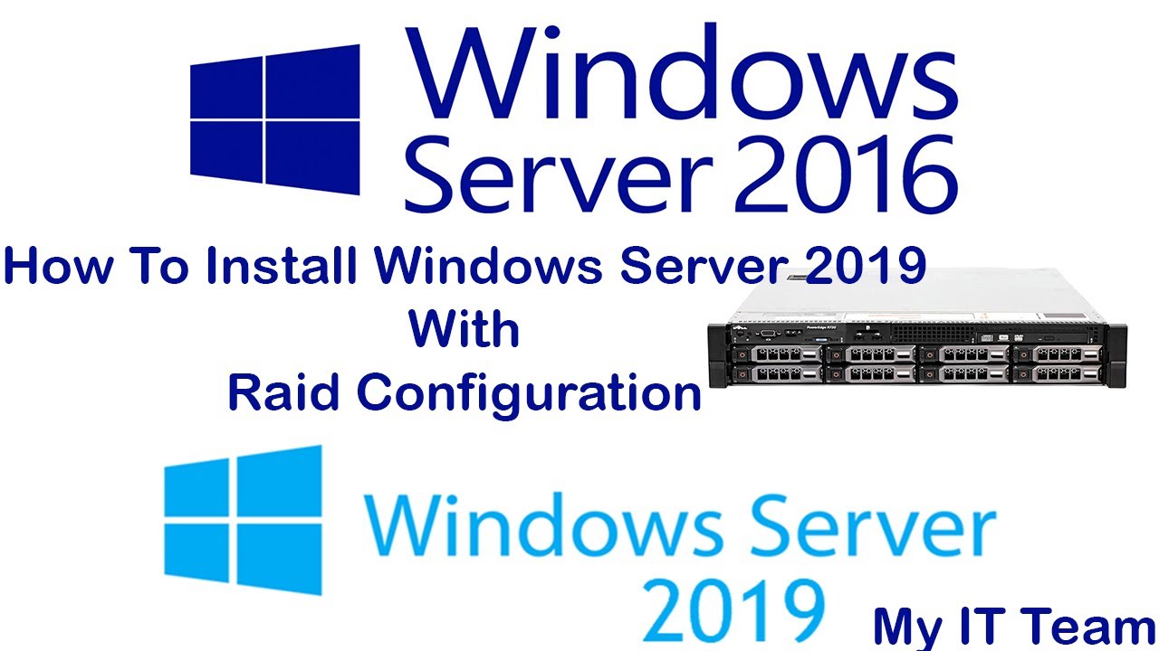 How to Install Windows Server 2019 With Raid 1 & 10 Configuration (Urdu/Hindi) & English Subtitles