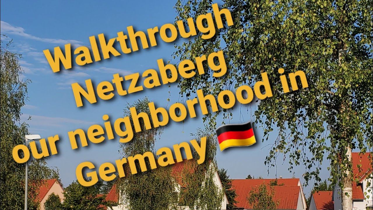 Strolling around our neighborhood in Germany ||Netzaberg Community