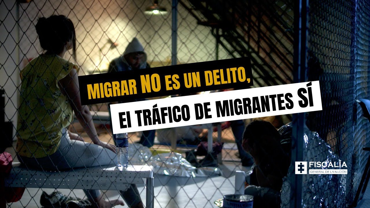 Migrar no es un delito, el tr&aacute;fico de migrantes s&iacute;